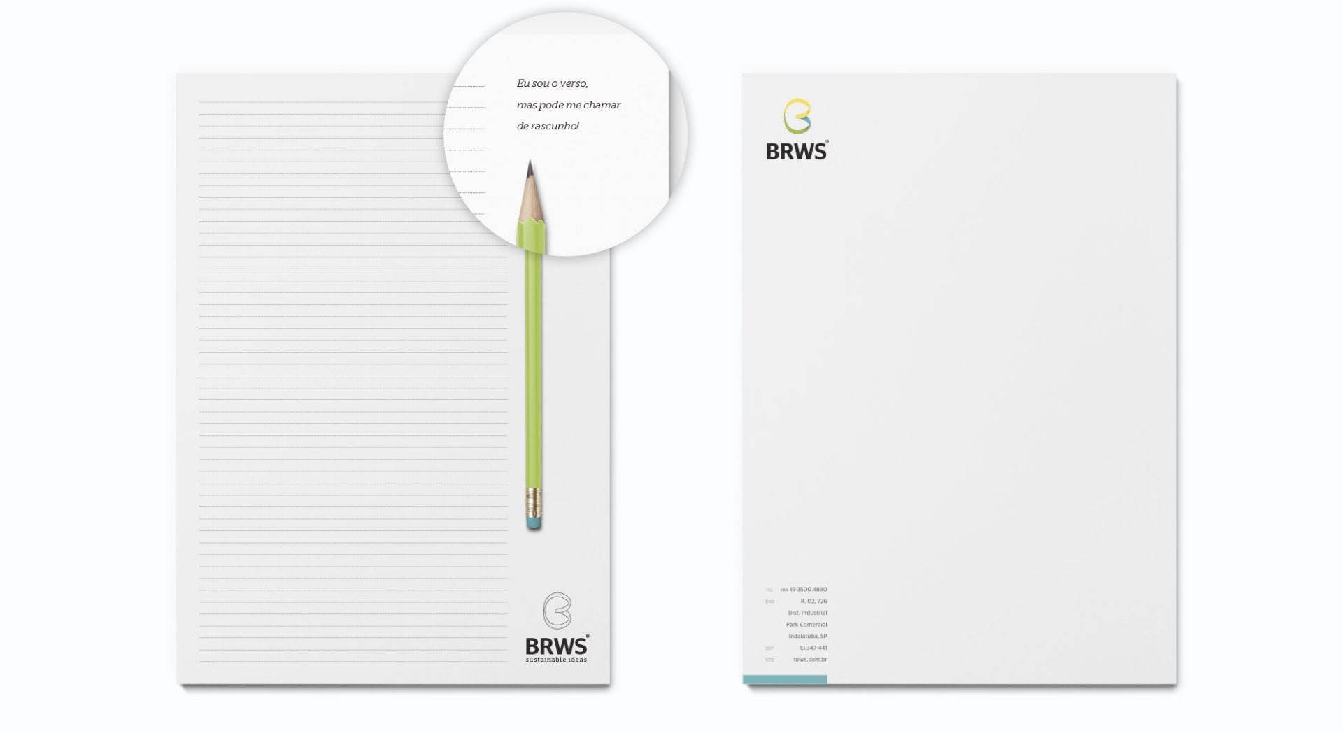 Branding BRWS por Lampejos