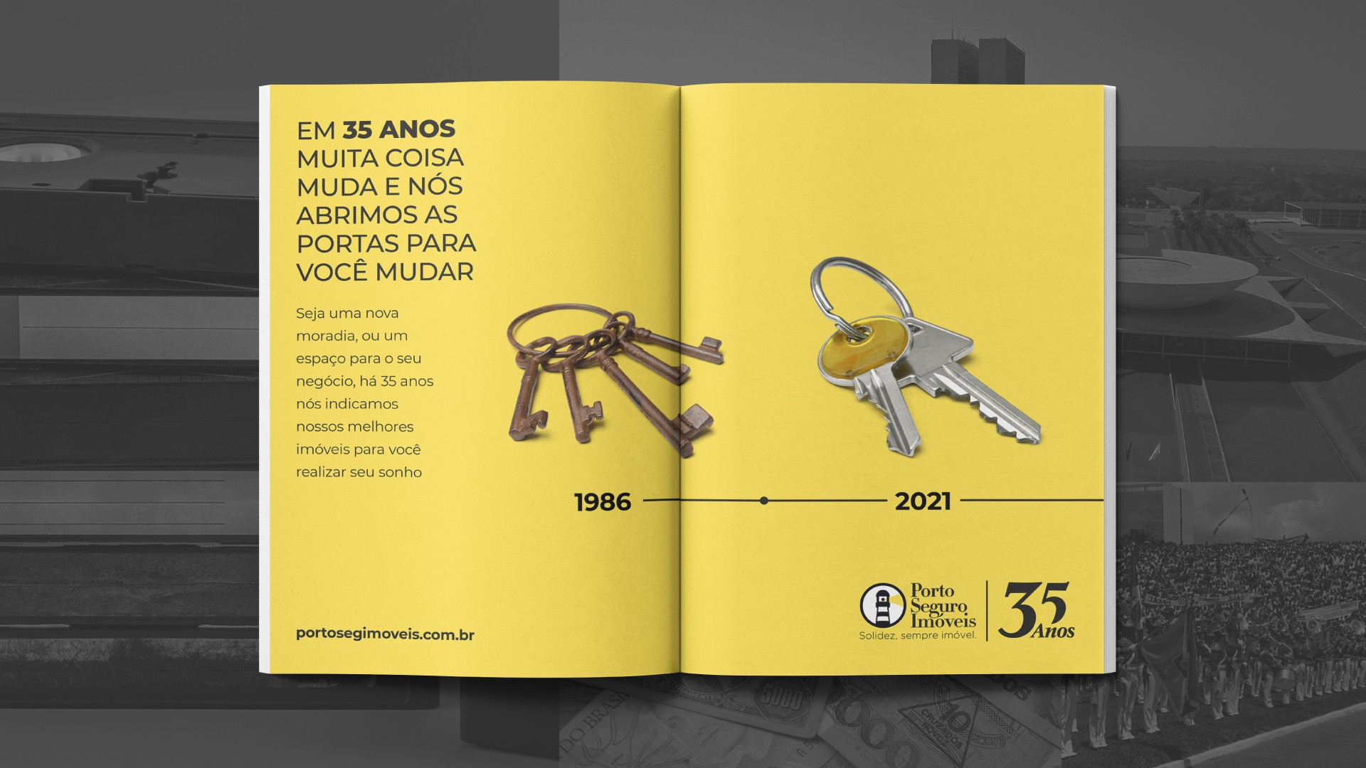 Campanha 35 Anos Porto Seguro por Lampejos