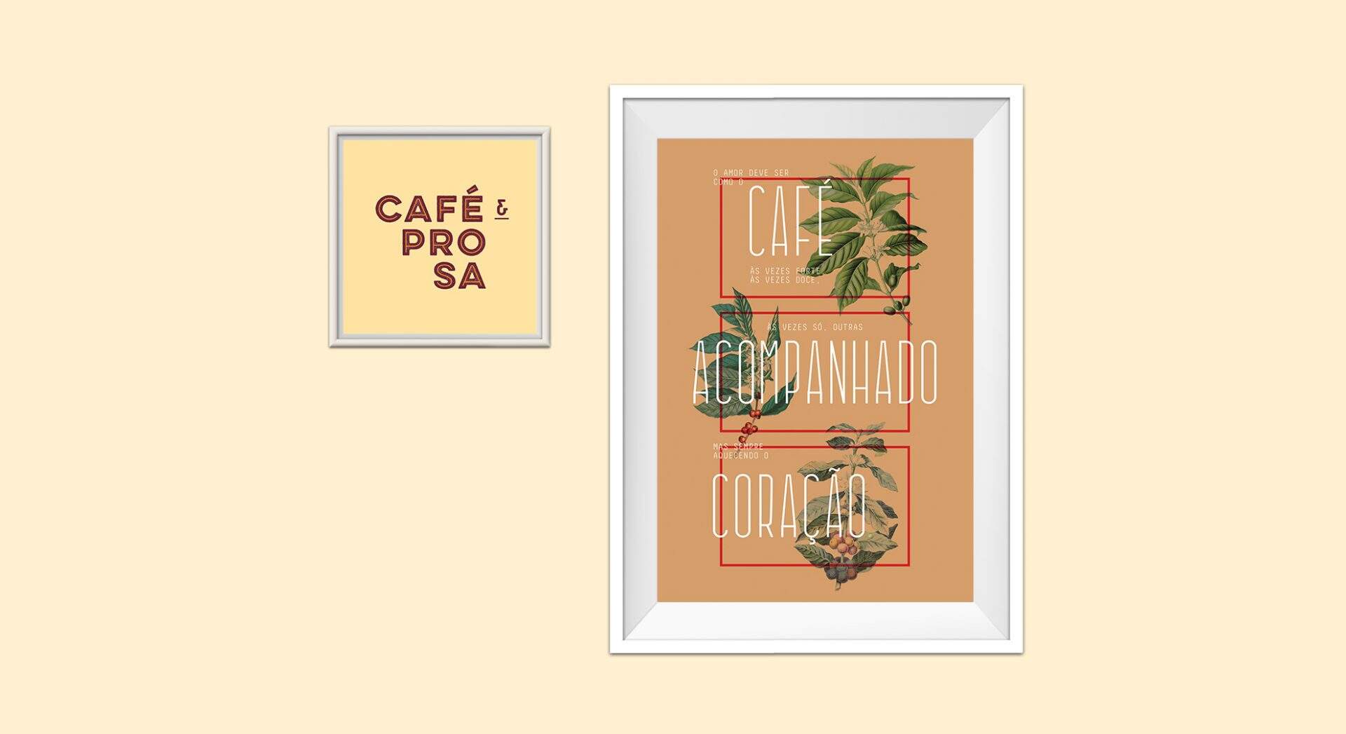 Design de Marca Café E Prosa por Lampejos