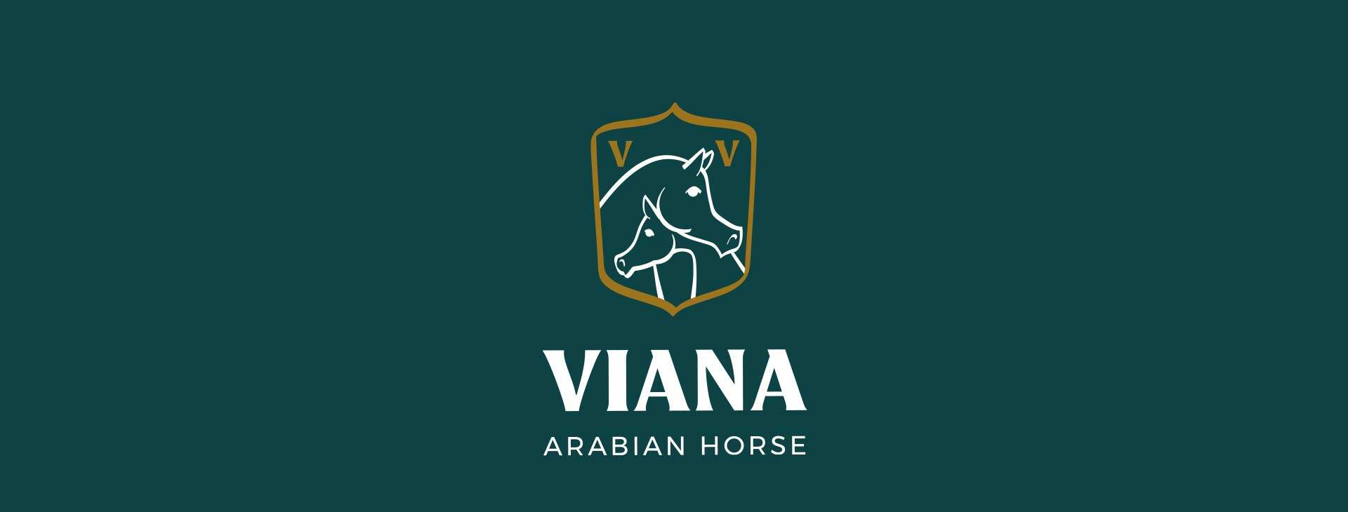 Identidade Visual para Viana Arabian Horse por Lampejos