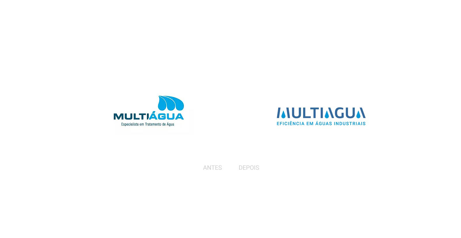 Redesign de marca Multiagua por Lampejos