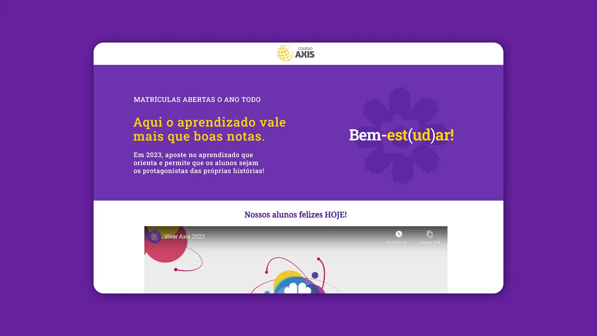 Campanha 2023 Axis por Lampejos