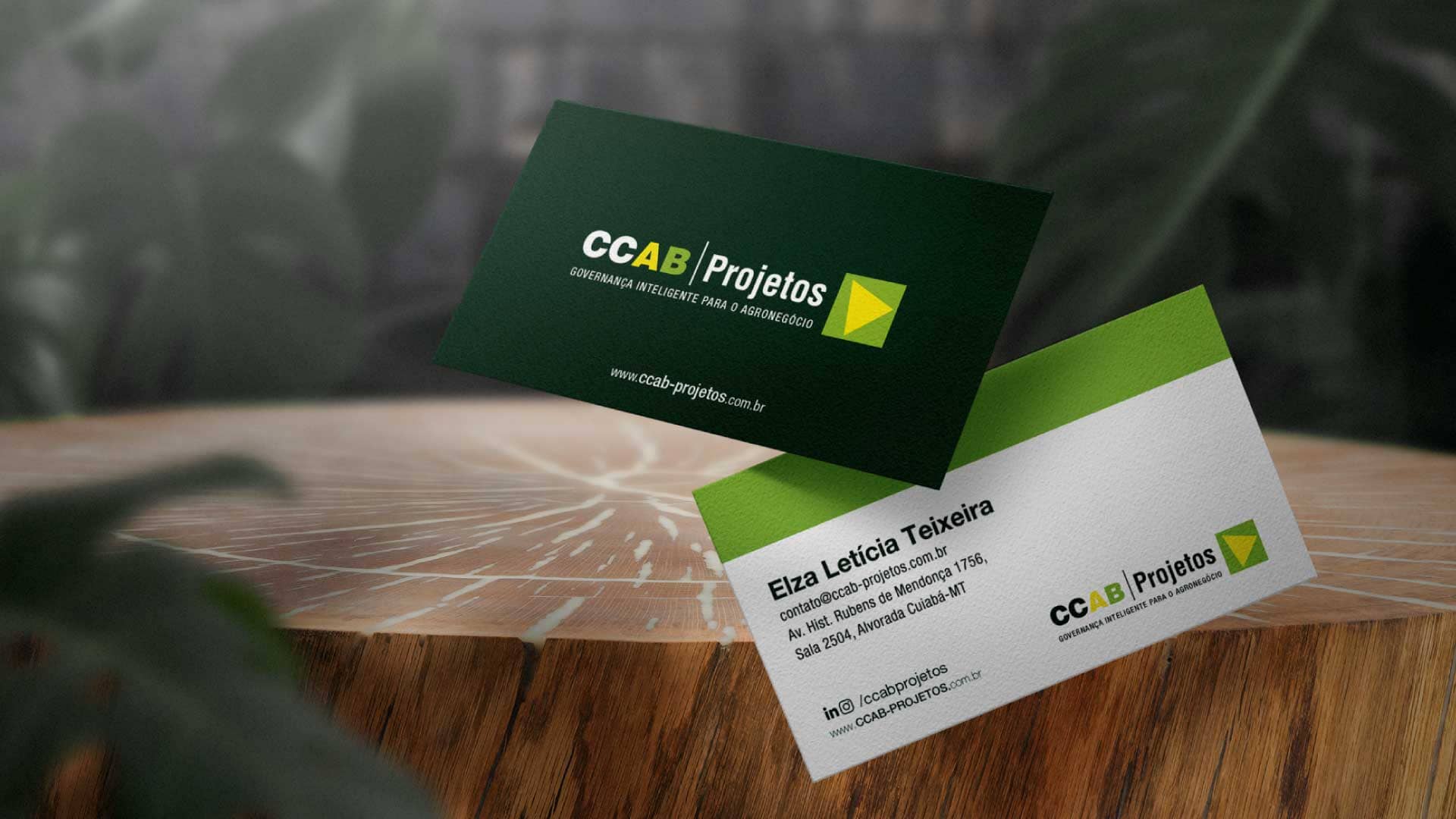 Cartão de visita CCAB Projetos