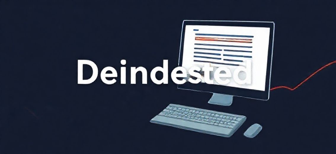 Significado da palavra Deindexed O que é Deindexed?